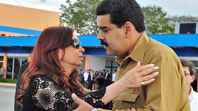 Cristina Kirchner junto a Nicolas Maduro - Foto: Archivo