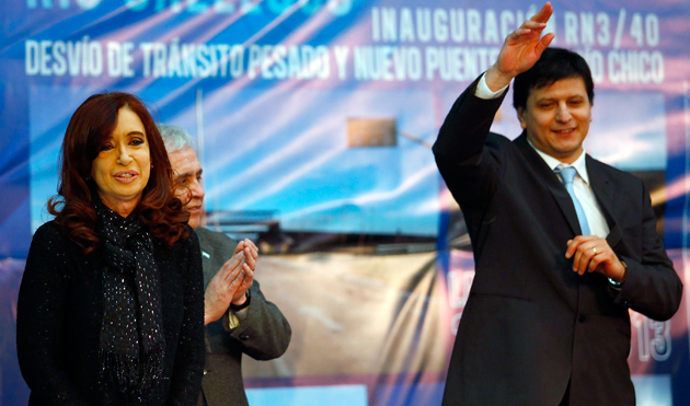 La Presidenta de la Nación junto al candidato de La Cámpora en Santa Cruz Mauricio Gomez - Foto: OPI Santa Cruz