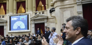 Sergio Massa sesión del presupuesto en Diputados - Foto: NA