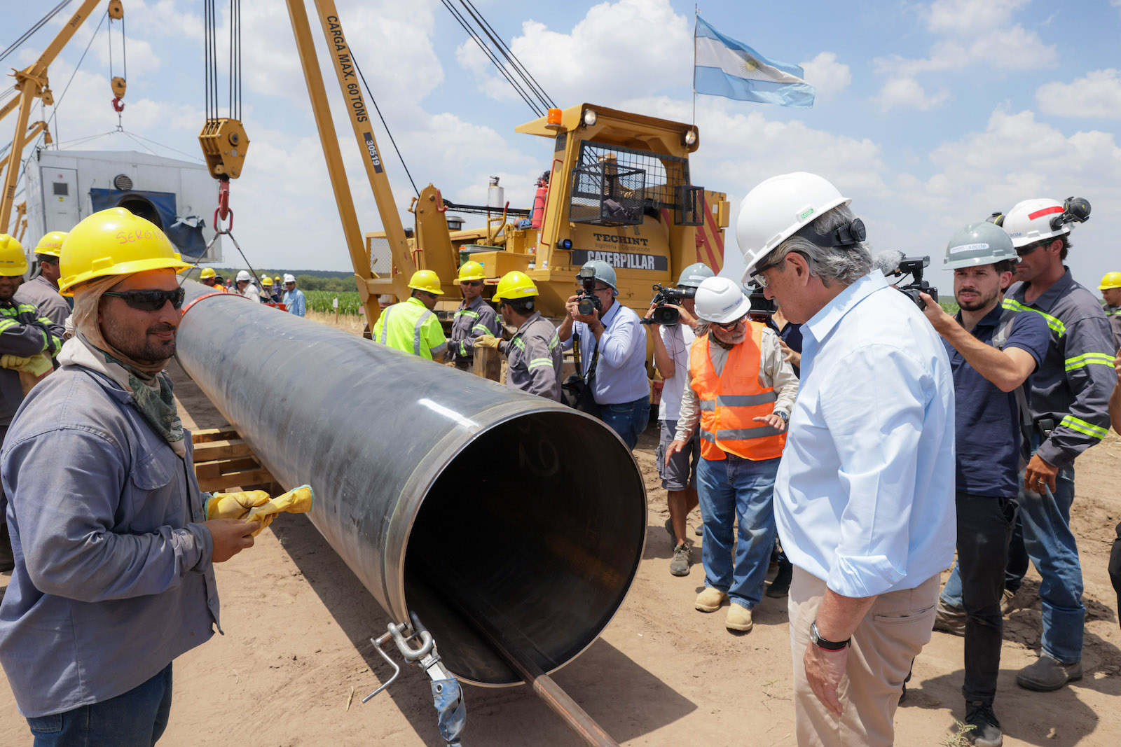 La Inauguración Del Gasoducto Néstor Kirchner Desata Otra Interna Y No