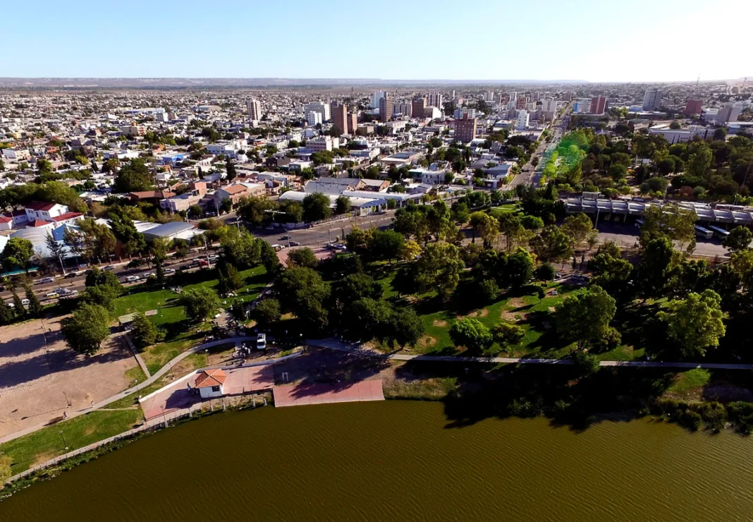 La ciudad de Trelew en Chubut -