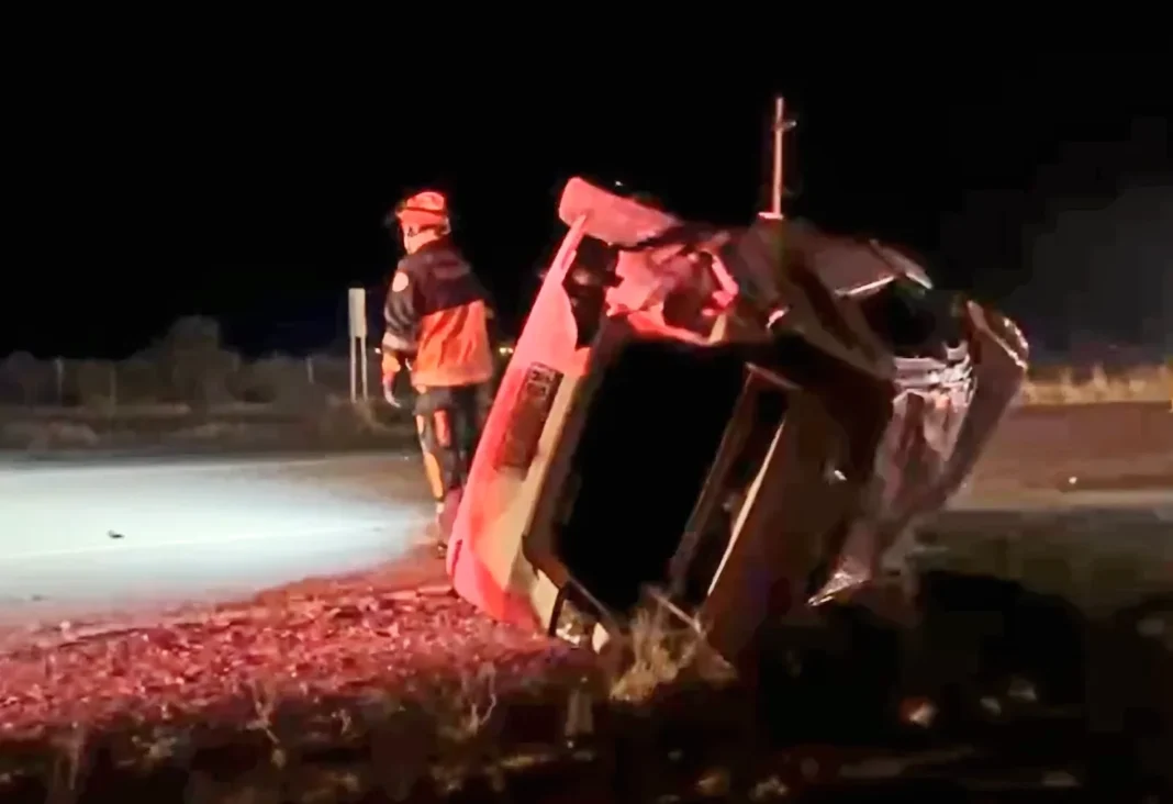 Accidente en la ruta N° 7 de Chubut 