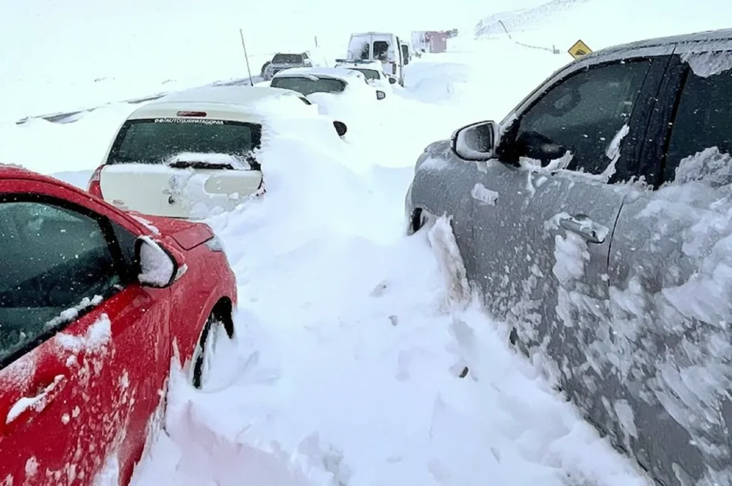 Alerta naranja por nevadas en Chubut