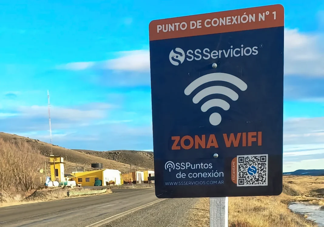 Conectividad en rutas santacruceñas: SSServicios habilita nuevo punto de acceso