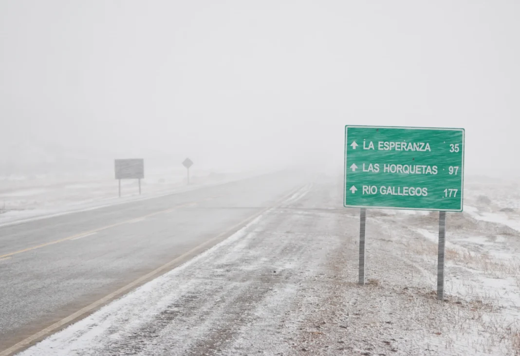 Las rutas de Santa Cruz bajo la nieve - Foto: OPI Santa Cruz/Francisco Muñoz