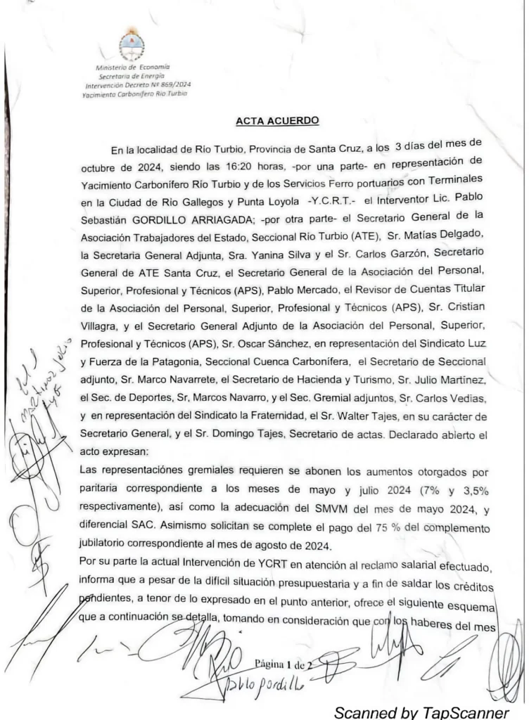 La rueda comienza a rodar en YCRT. Para variar, antes que el nuevo Interventor se siente en la silla, los gremios exigen todo sin siquiera hablar de producir