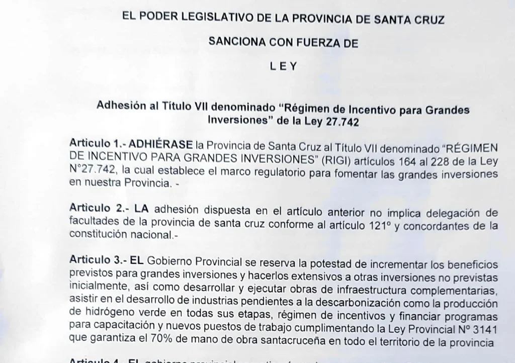 Fracasó en Diputados la aprobación del RIGI. Claro triunfo de los gremios. Diputados del SER reformularon el proyecto y le descubrieron la trampa